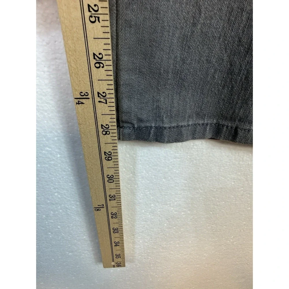 Basic Editions Womens Classic Fit Jeans‎ Size 18 Gray Straight Stretch Denim